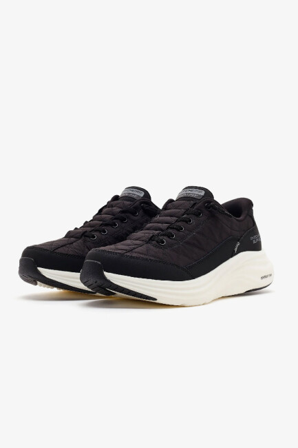 Skechers Erkek Contour Foam Cozy Fıt Ayakkabı 232619 BKW Siyah  (2)