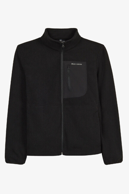 Skechers Erkek Full Zip Polar Ceket S2620087-3817 Siyah 
