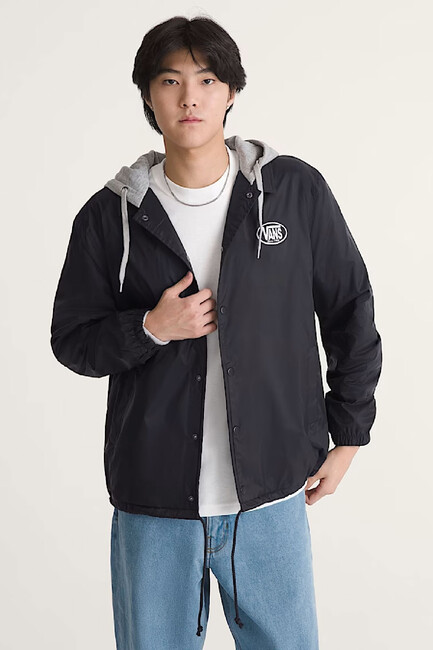 Torrey Hooded Coaches Ceket VN000T6RBLK1 Siyah (1)