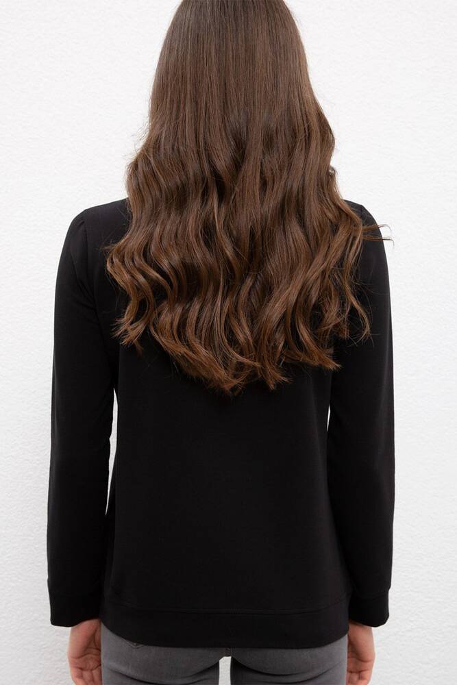 Us Polo Assn. Kadın Sweat 000-1070094 Siyah 