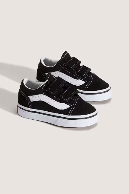 Vans Bebek Old Skool V Ayakkabı VN000D3YBLK1 Siyah  (1)