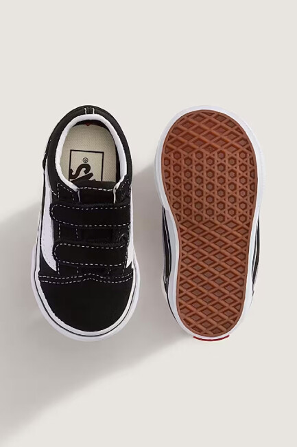 Vans Bebek Old Skool V Ayakkabı VN000D3YBLK1 Siyah  (2)
