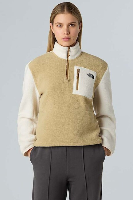 Yumıorı 1/4 Zıp Sweat NF0A8E893CG1 Bej (1)