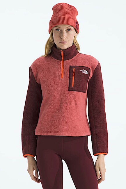 Yumıorı 1/4 Zıp Sweat NF0A8E89EOW1 Mor (1)