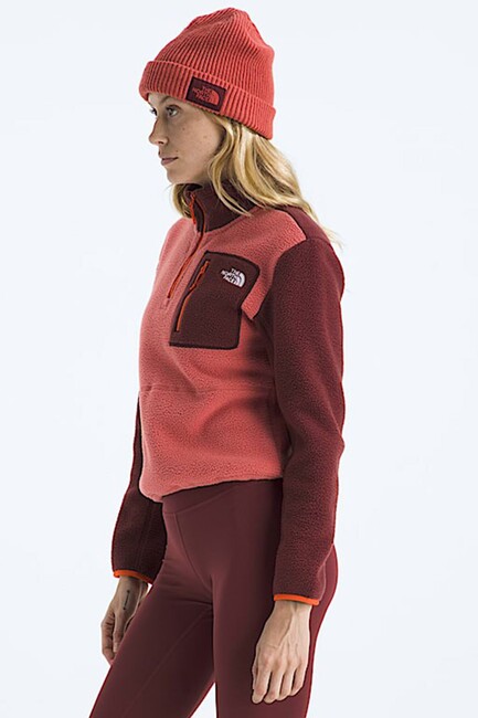 Yumıorı 1/4 Zıp Sweat NF0A8E89EOW1 Mor - Thumbnail