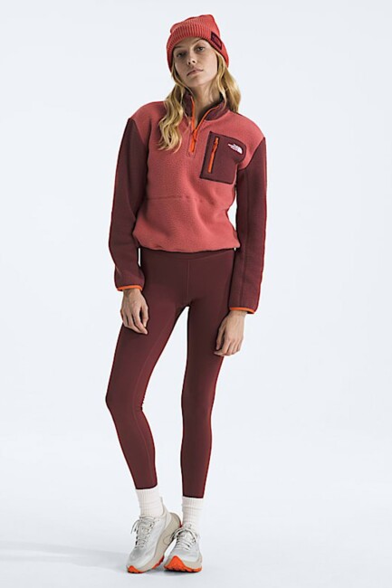 Yumıorı 1/4 Zıp Sweat NF0A8E89EOW1 Mor (1)